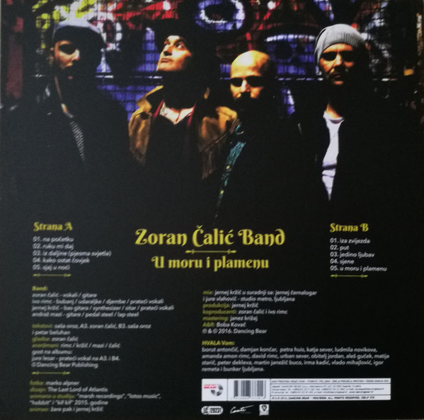 Zoran Čalić Band - U Moru I Plamenu (LP, Album, Num)