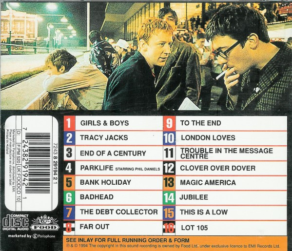 Blur - Parklife (CD, Album)