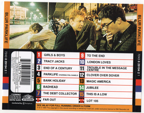 Blur - Parklife (CD, Album)