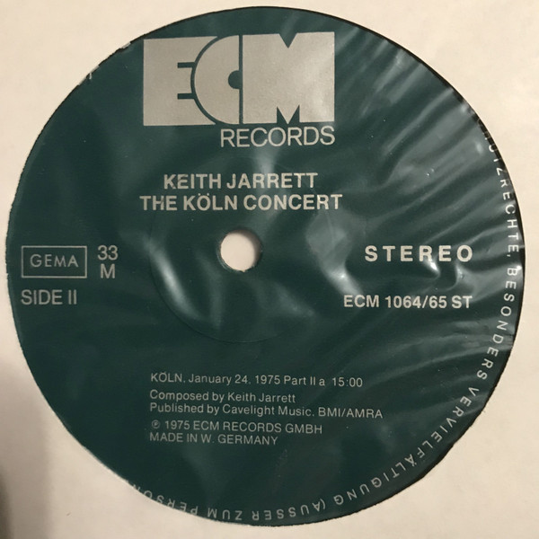 Keith Jarrett - The KÃ¶ln Concert (2xLP, Album)