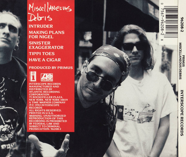 Primus - Miscellaneous Debris (CD, EP, Dig)