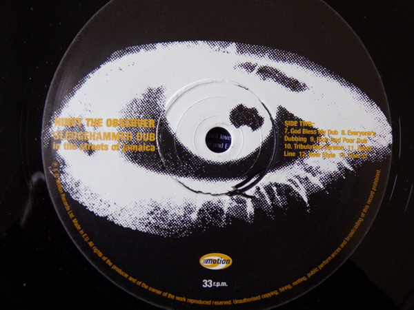 Niney The Observer - Sledgehammer Dub In The Streets Of Jamaica (LP)