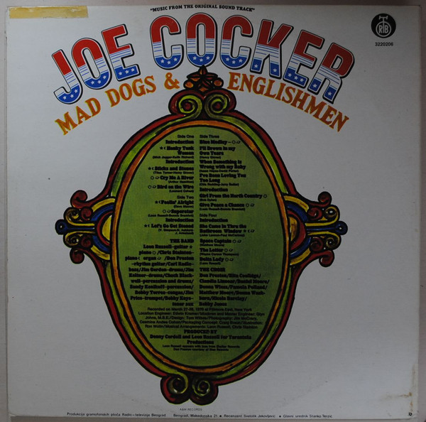 Joe Cocker - Mad Dogs & Englishmen (2xLP, Album, Gat)