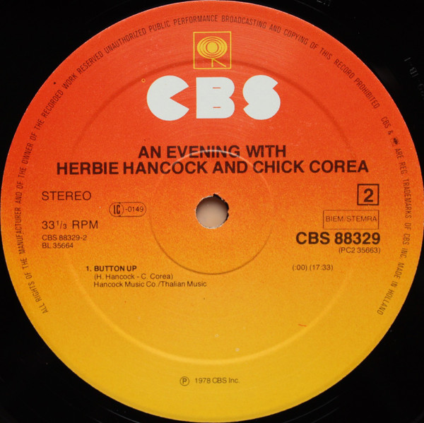 Herbie Hancock & Chick Corea - An Evening With Herbie Hancock & Chick Corea In Concert (2xLP, Album, Gat)
