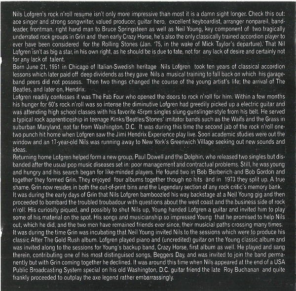 Nils Lofgren - Steal Your Heart (2xCD, Comp)