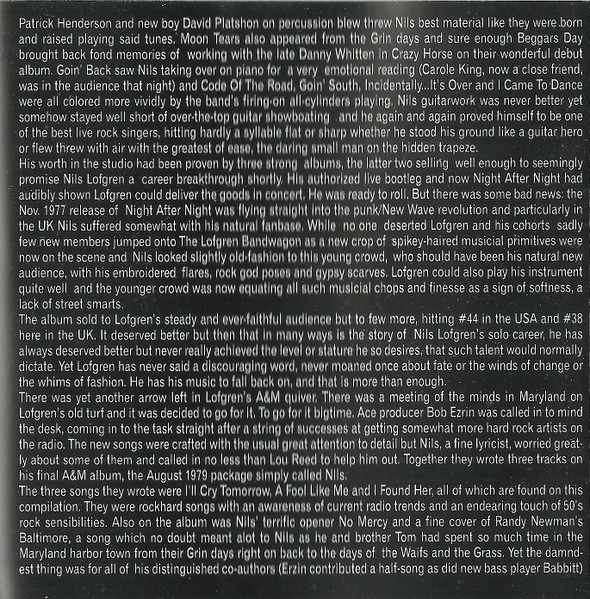 Nils Lofgren - Steal Your Heart (2xCD, Comp)