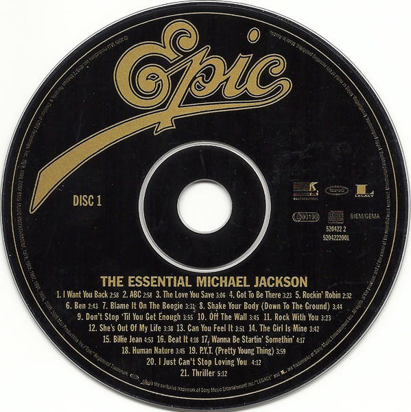 Michael Jackson - The Essential Michael Jackson (2xCD, Comp)