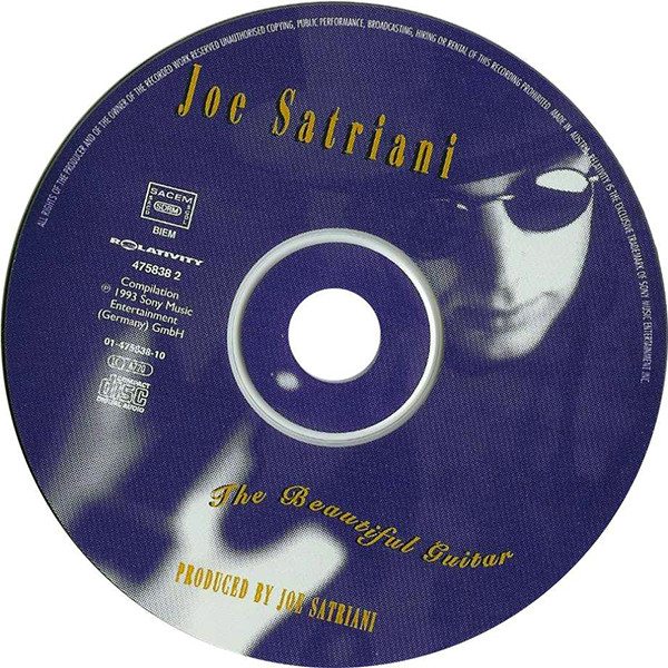 Joe Satriani - The Beautiful Guitar (CD, Comp)