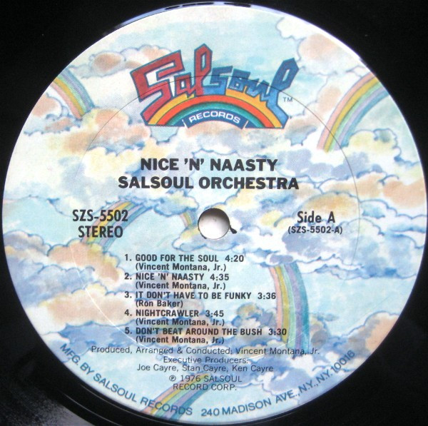 The Salsoul Orchestra - Nice 'N' Naasty (LP, Album)