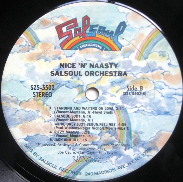 The Salsoul Orchestra - Nice 'N' Naasty (LP, Album)