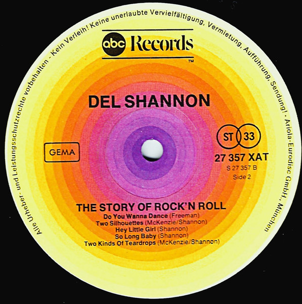Del Shannon - The Story Of Rock And Roll (LP, Comp)