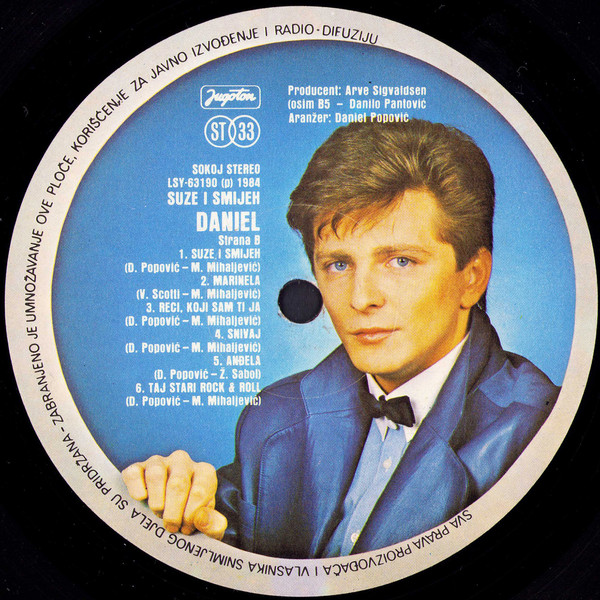 Daniel (8) - Suze I Smijeh (LP, Album)