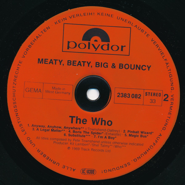 The Who - Meaty Beaty Big And Bouncy (LP, Comp, RE)