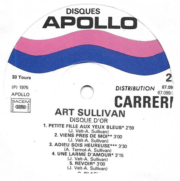 Art Sullivan - Petite Demoiselle (LP, Album)