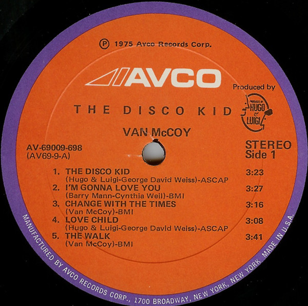 Van McCoy - The Disco Kid (LP, Album)
