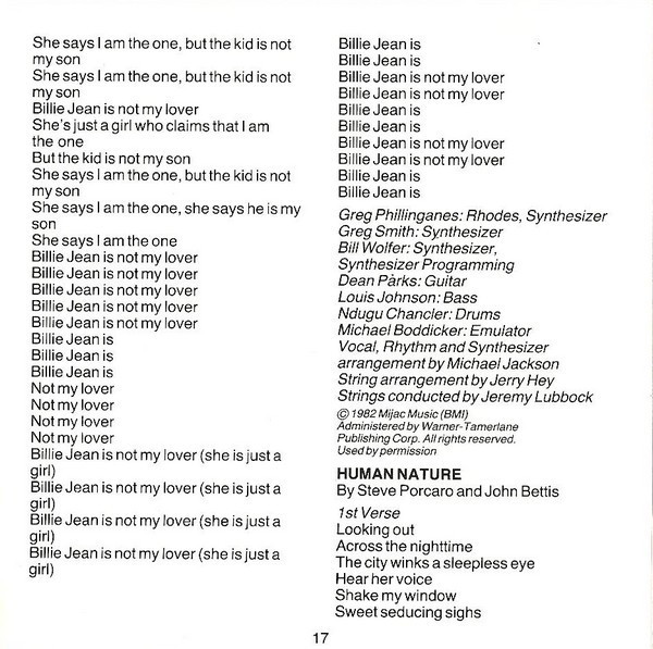 Michael Jackson - Thriller (CD, Album, RP)