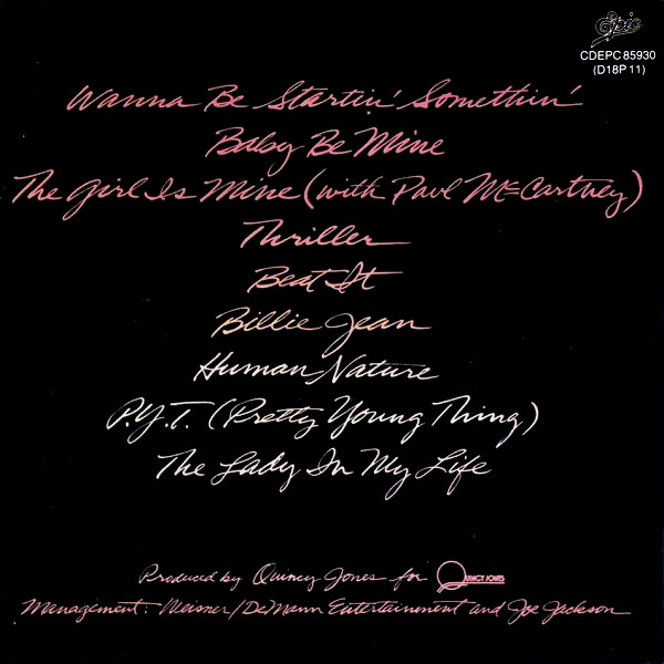 Michael Jackson - Thriller (CD, Album, RP)