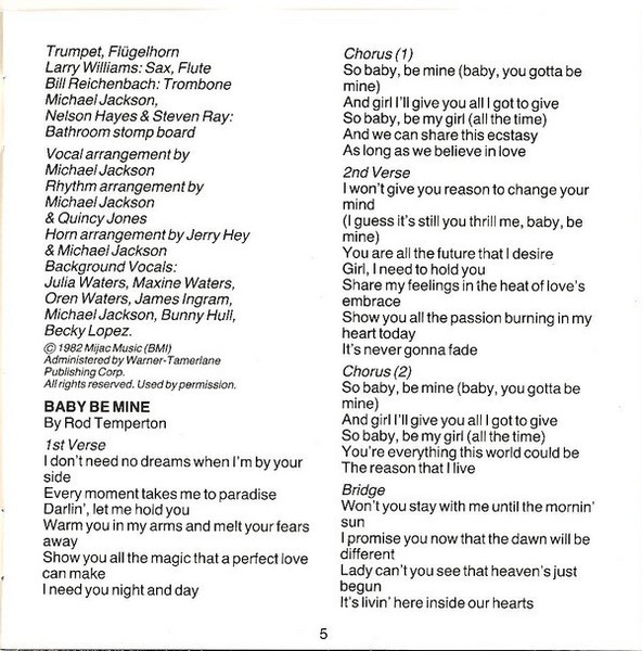 Michael Jackson - Thriller (CD, Album, RP)