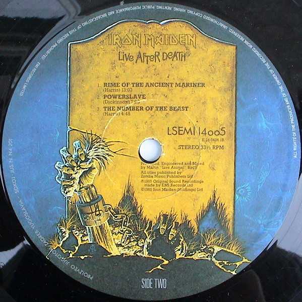 Iron Maiden - Live After Death (2xLP, Album)