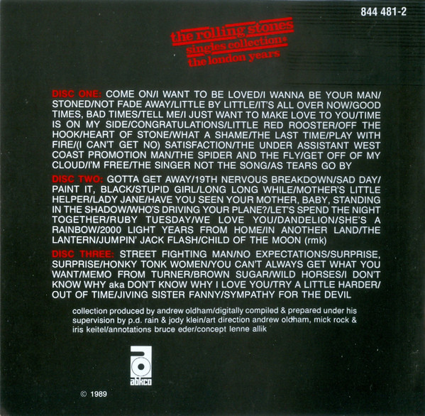 The Rolling Stones - Singles Collection* (The London Years) (3xCD, Comp, RE, RM)