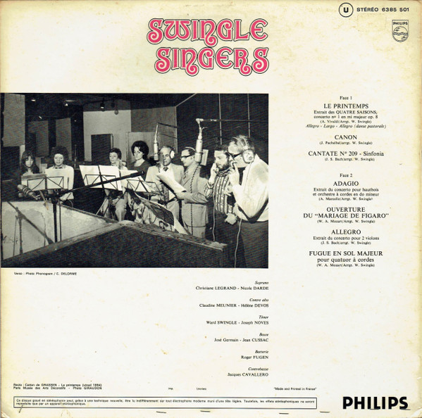Swingle Singers* - Les 4 Saisons (LP, Album, RE)