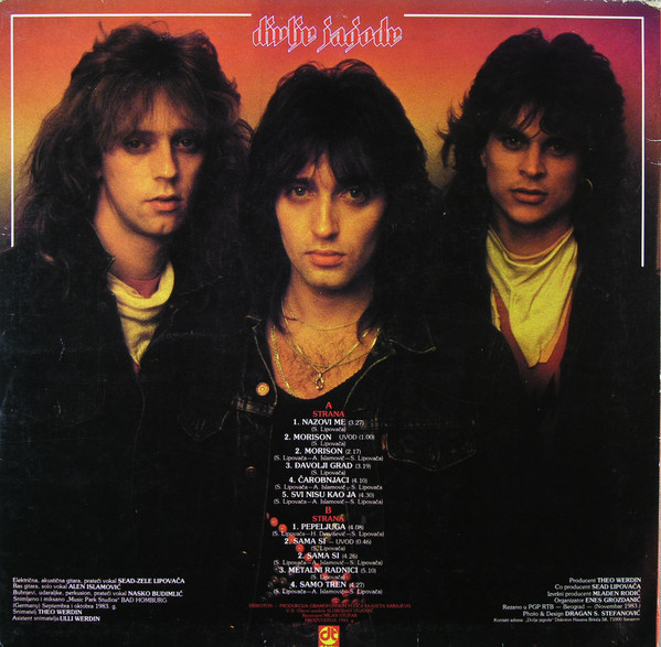 Divlje Jagode - Čarobnjaci (LP, Album, RE, Jug)