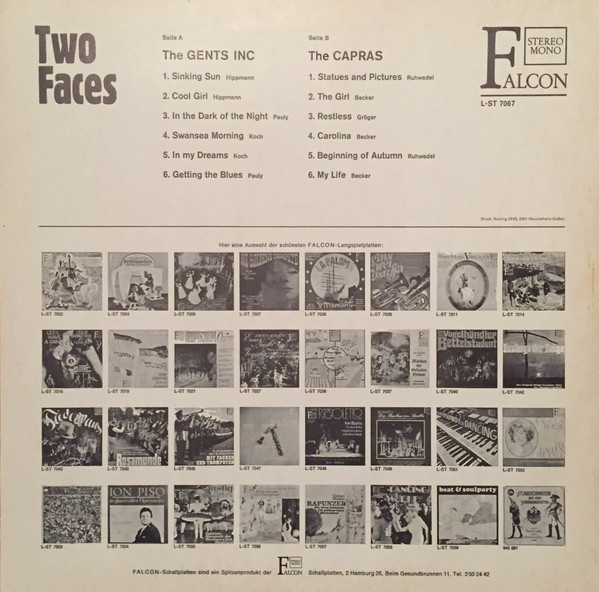 The Gents Inc. • The Capras - Two Faces (LP, Album, 180)