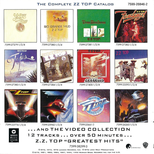 ZZ Top - Greatest Hits (CD, Comp, WME)