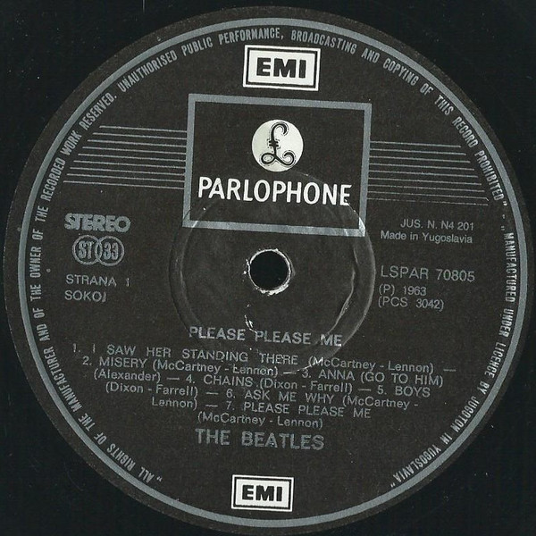 The Beatles - Please Please Me (LP, Album, RE)