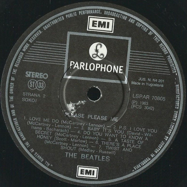 The Beatles - Please Please Me (LP, Album, RE)