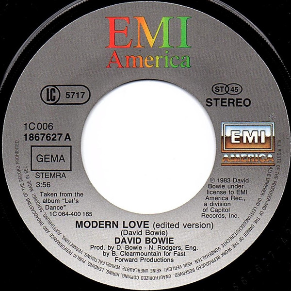 David Bowie - Modern Love (7