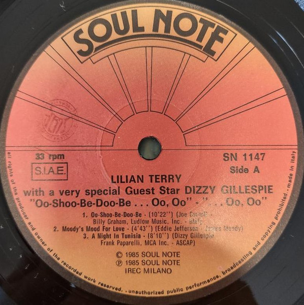 Lilian Terry With Dizzy Gillespie - Oo-Shoo-Be-Doo-Be ...Oo, Oo ...Oo, Oo (LP, Album)