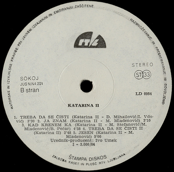 Katarina II - Katarina II (LP, Album)