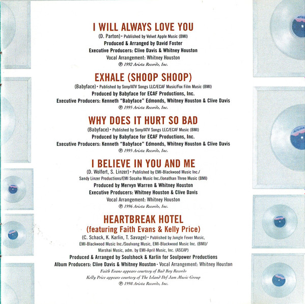 Whitney* - The Greatest Hits (2xCD, Comp)