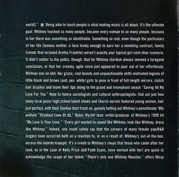 Whitney* - The Greatest Hits (2xCD, Comp)
