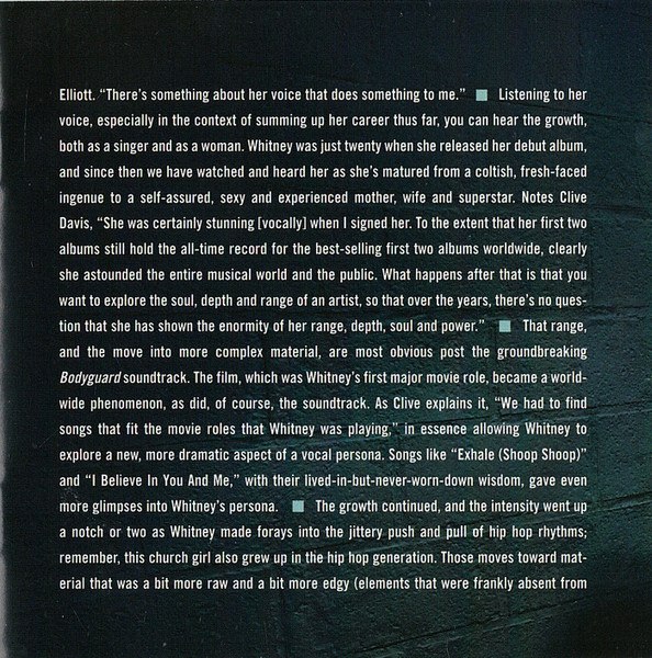 Whitney* - The Greatest Hits (2xCD, Comp)