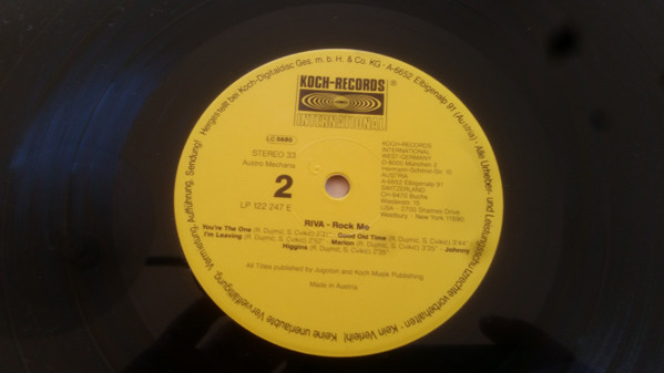 Riva (4) - Rock Me (LP, Album)
