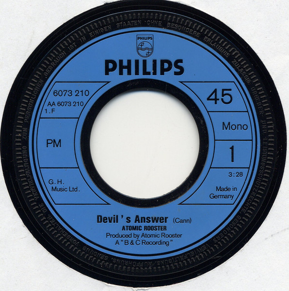 Atomic Rooster - Devil's Answer / The Rock (7