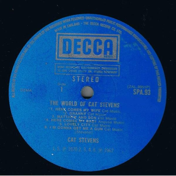 Cat Stevens - The World Of Cat Stevens (LP, Comp)