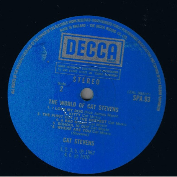 Cat Stevens - The World Of Cat Stevens (LP, Comp)