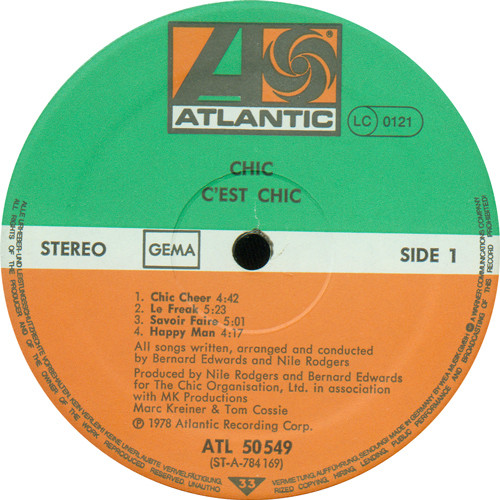 Chic - C'est Chic (LP, Album)