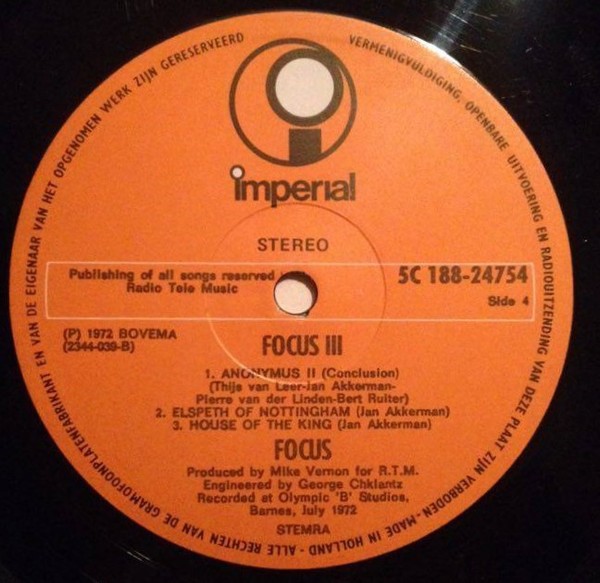 Focus (2) - Focus 3 (2xLP, Album, Gat)