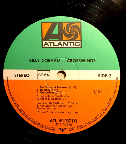 Billy Cobham - Crosswinds (LP, Album)