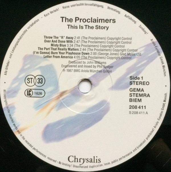 The Proclaimers - This Is The Story (LP, Album)