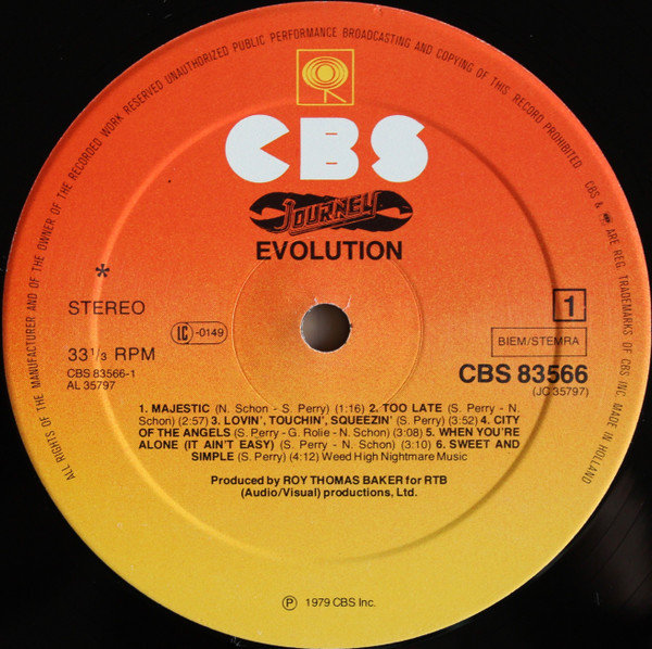 Journey - Evolution (LP, Album)