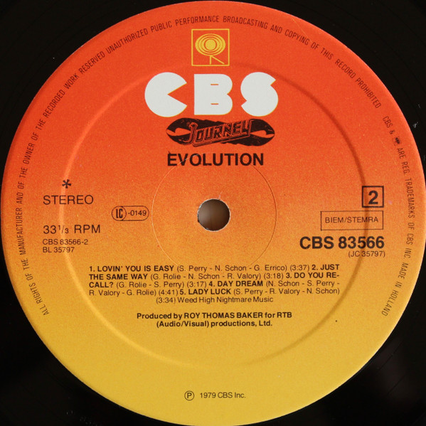 Journey - Evolution (LP, Album)