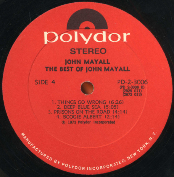John Mayall - The Best Of John Mayall (2xLP, Comp, All)