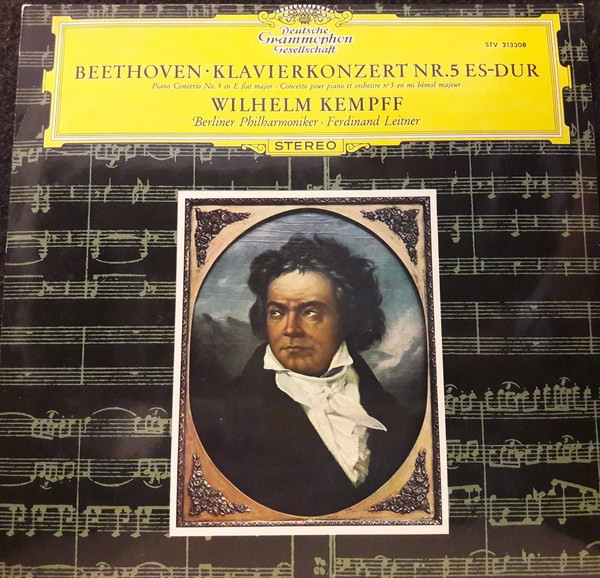 Beethoven* – Wilhelm Kempff, Berliner Philharmoniker · Ferdinand Leitner - Klavierkonzert Nr. 5 Es-dur (LP)