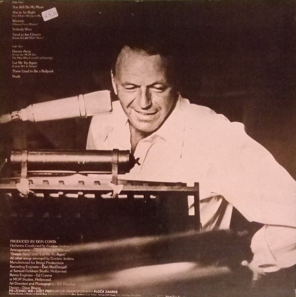 Frank Sinatra - Ol' Blue Eyes Is Back (LP, Album, Gat)