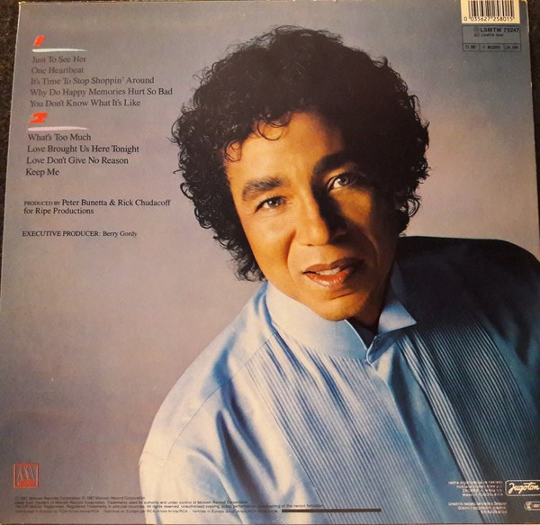 Smokey Robinson - One Heartbeat (LP, Album)